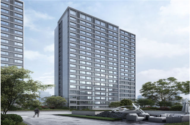 杭州市首座近零能耗住宅建筑临安云鼎国际4118宸锦学府主体结顶